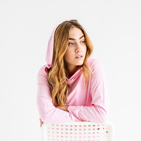 Color My World Hoodie in Girly Pink