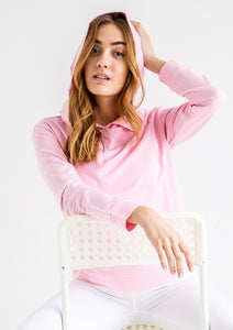 Color My World Hoodie in Girly Pink