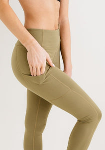 Olive green leggings forever 21 online