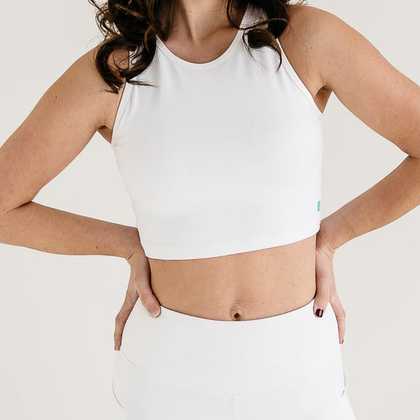 Crop Til You Drop White Top
