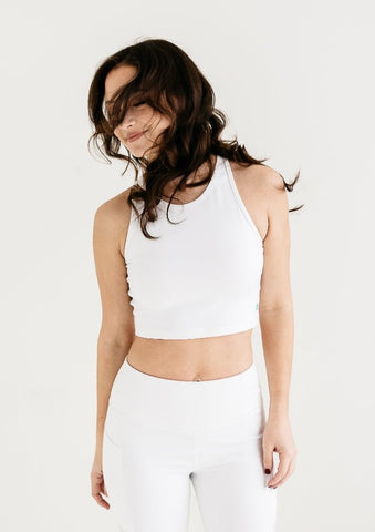 Crop Til You Drop White Top