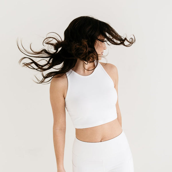 Crop Til You Drop White Top