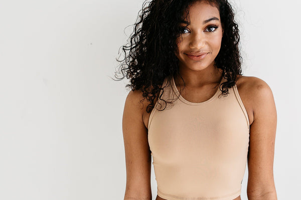 Crop Til You Drop Nude Top
