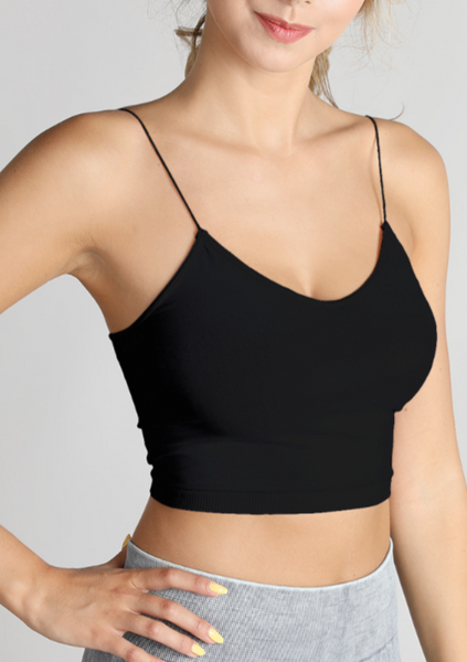 Madrid Black Cami Top