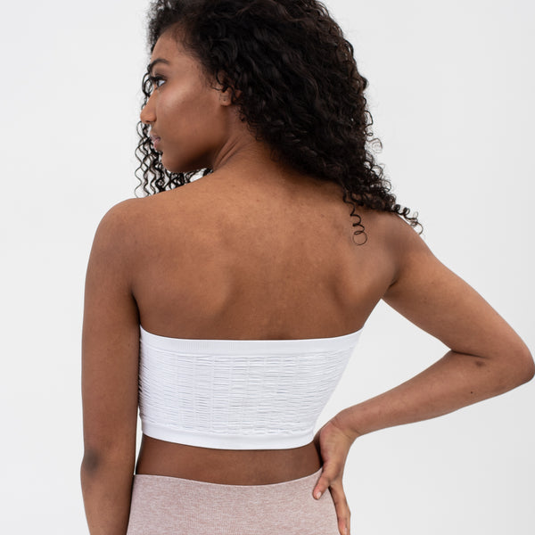 For Shirr Bandeau Top