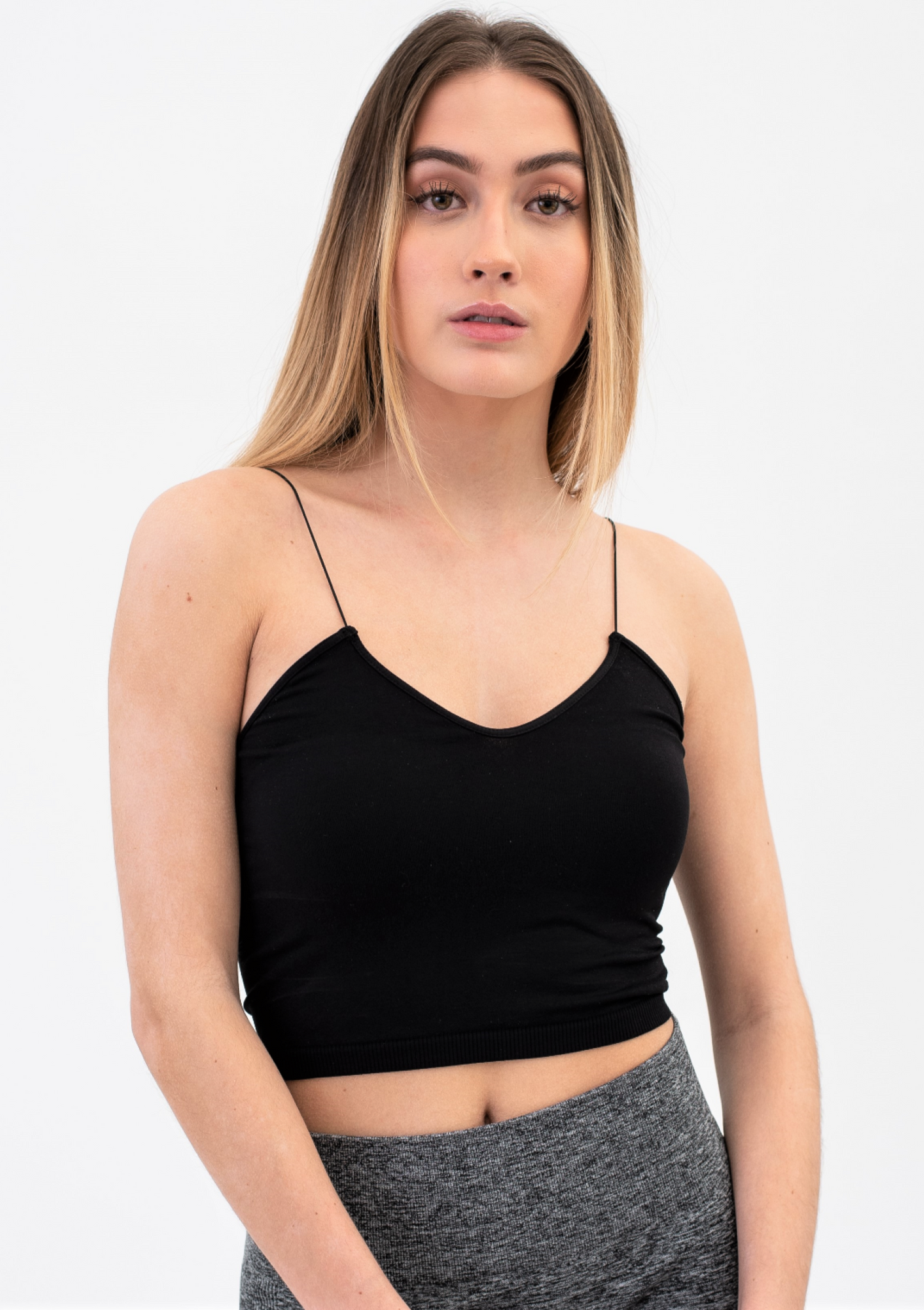 Madrid Black Cami Top – BODYRENN