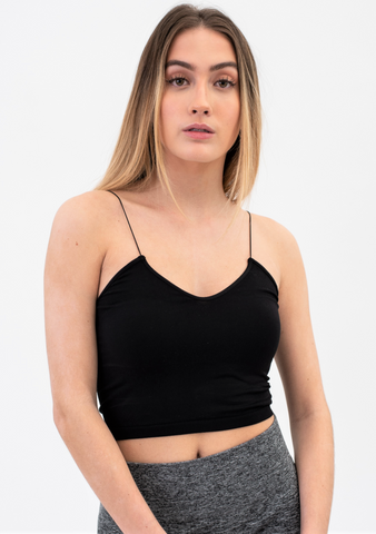 Madrid Black Cami Top